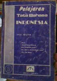 Image of Pelajaran Tatabahasa Indonesia