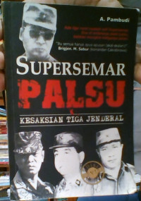 Image of Supersemar Palsu: Kesaksian Tiga Jenderal