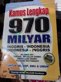 Image of Kamus Lengkap 970 Milyar Inggris-Indonesia ,Inggris-indonesia